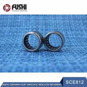 SCE812 Bearing 12.7*17.462*19.05 mm ( 5 PCS ) Drawn Cup needle Roller Bearings B812 BA812Z SCE 812 Bearing
