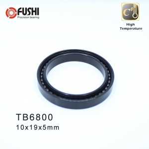 6800 High Temperature Bearing 10*19*5 mm ( 2 Pcs ) 500 Degrees Celsius Thin Section Bearings Full Ball Bearing
