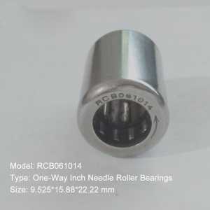 RCB061014 Inch Size One Way Drawn Cup Needle Bearing 9.525*15.88*22.22 mm ( 5 Pcs ) Cam Clutches RCB 061014 Back Stops Bearings