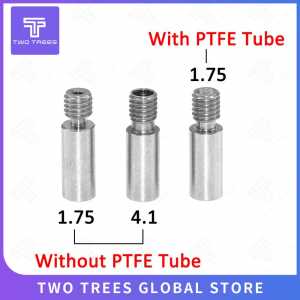 3D printer Cold Water Throat for E3D Accessories hot end throat stainless steel 3D printer accessories With PTFE Tube 3d print