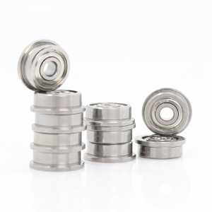 F623ZZ 3*10*4 mm ABEC-5 Desktop 3D Printer Special Flange Bushing Ball Bearing 10PCS F623 For Kossel/ Prusa i3 Parts