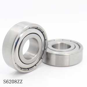 S6208ZZ Bearing 40*80*18 mm ( 1PC ) ABEC-1 S6208 Z ZZ S 6208 440C Stainless Steel S6208Z Ball Bearings