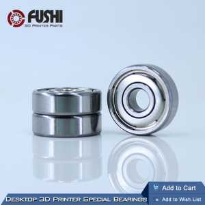 Desktop 3D Printer Special Bearing 625ZZ (10PCS) 5X16X5mm Mini kogellager 625 For Kossel Mini Prusa i3 Parts Free Shipping