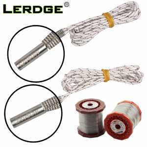 LERDGE Mendel Heating Tube Reprap 12V 24V 50W Ceramic Cartridge Heater for HotEnd J-Head 6*20mm 3D Printer parts 1M 2M for 1PCS