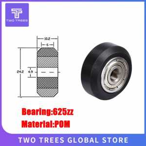 1PC Openbuilds plastic wheel pom with 625zz idler pulley gear passive round wheel perlin wheel for I3 Ender 3 CR10 3D Printer