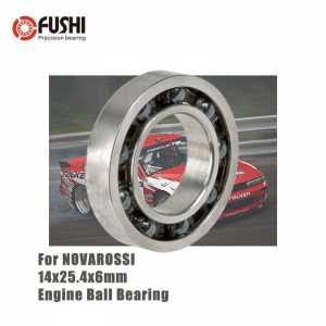MR254146EC 14*25.4*6 mm Engine Rear Ceramic Ball Bearing 1PC ABEC-3 Bearings For NOVAROSSI PX25414EC