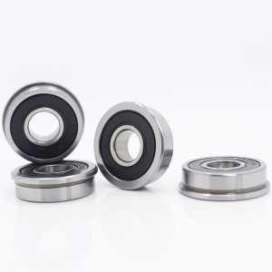 F6000RS Flange Bearing 10x26x8 mm ABEC-1 ( 4 PCS ) Flanged F6000 RS 2RS 6000RS Ball Bearings