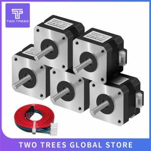 5pcs a lot 17HS2408S 4-lead Nema 17 Stepper Motor 42 3D Printer motor Accessories 0.6A CNC Laser and 3dprinter 17HS2408 S 3d