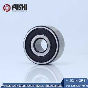 5214 2RS Bearing 70 x 125 x 39.7 mm ( 1 PC ) Axial Double Row Angular Contact 5214RS 3214 2RS 3056214 Ball Bearings