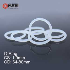 CS1.9mm Silicone O RING OD 64/65/66/67/68/70/73/75/78*1.9 mm 30PCS O-Ring VMQ Gasket seal Thickness 1.9mm ORing White Red Rubber