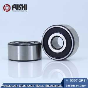 5307 2RS Bearing 35 x 80 x 34.9 mm ( 1 PC ) Axial Double Row Angular Contact 5307RS 3307 2RS 3056307 Ball Bearings