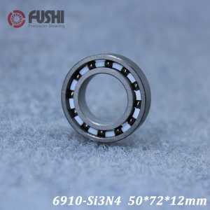 6910 Full Ceramic Bearing ( 1 PC ) 50*72*12 mm Si3N4 Material 6910CE All Silicon Nitride Ceramic 6910 Ball Bearings