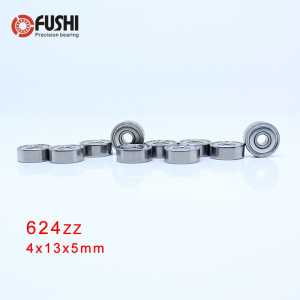 624ZZ ABEC-5 (100PCS) 4x13x5MM  Wire Cutting Machine Miniature Ball Bearings  624ZZ EMQ Z3V3