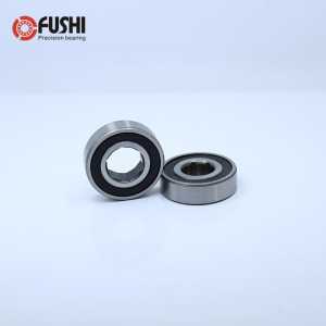 6202RS Hexagon Bearing ABEC-1 (4 PCS) 14x35x11mm Non-standard Bearings 6202-2RS For Agricultural Planters