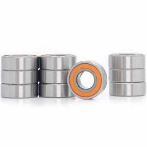 MR115RS Bearing 10PCS 5x11x4 mm ABEC-3 Hobby Electric RC Car Truck MR115 RS 2RS Ball Bearings MR115-2RS Orange Sealed
