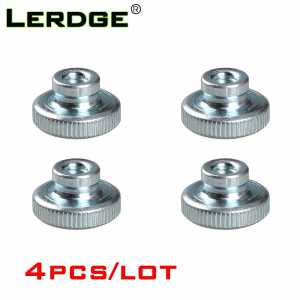 LERDGE 3D Printer Parts Heated Bed Leveling Nut M3 Butterfly Screws Nuts Knob Z-axis Platform Calibration Accessories 4pcs/lot