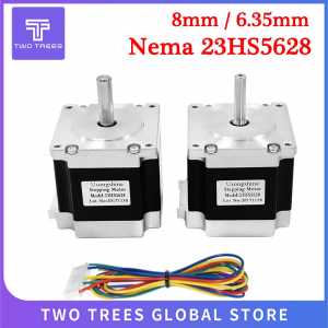 TWO TREES 23HS5628 4-lead Nema 23 Stepper Motor 57 motor 165 Oz-in 56mm 2.8A 6.35mm/8mm TB6600 CNC Laser Grind Foam Plasma Cut