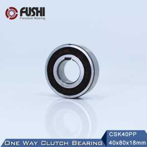 CSK40PP One Way Bearing Clutches 40*80*18mm ( 1 PC) With Keyway CSK6208PP FreeWheel Clutch Bearings CSK208PP