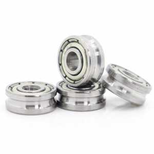 U041304 U Groove Sealed Ball Bearing ( 4PCS ) 4*13*4 mm Pulley Wheel Bearings U2/1 Guide Track Rlooer Bearing
