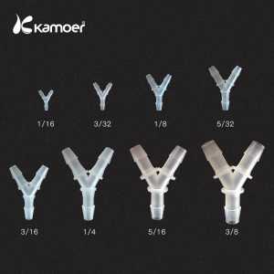 kamoer PP tube connector for peristaltic pump Water Pipe Joint Hose To Hose Silicone Tube Linker connector tube 30PCS