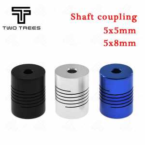 3D Printer parts shaft coupling CNC Motor Jaw Shaft Coupler 5mm To 8mm Flexible Coupling OD 19x25mm wholesale Dropshipping