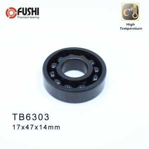 6303 High Temperature Bearing 17*47*14 mm ( 2 Pcs ) 500 Degrees Celsius Full Ball Bearings