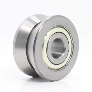 LV201 ZZ bearing wheel 1PC 12*41*20mm LV series V groove pulley Traces walking guide rail bearings roller LV201ZZ