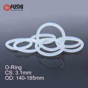 CS3.1mm Silicone O RING OD 140/145/150/155/160/165*3.1 mm 15PCS O-Ring VMQ Gasket seal Thickness 3.1mm ORing White Red Rubber