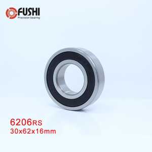 6206RS Bearing ABEC-3 (1 PCS) 30x62x16 mm Deep Groove 6206-2RS Ball Bearings 6206RZ 180206 RZ RS 6206 2RS EMQ Quality