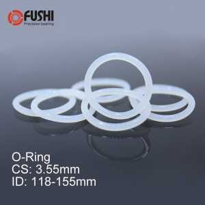 CS3.55mm Silicone O RING ID 118/122/125/128/132/136*3.55 mm 20PCS O-Ring VMQ Gasket seal Thickness 3.55mm ORing White Red Rubber