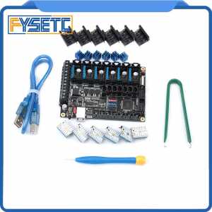 FYSETC F6 V1.3 Board ALL-in-one Electronics Solution Mainboard +6pcs TMC2208 V1.2 +6pcs Protector For UART Function VS TMC2130