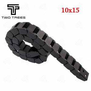 Drag chain 10*15mm L550mm Cable Drag Chain Wire Carrier with End Connectors for CNC Router Machine Tools 10 x 15mm 550MM