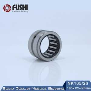 NK105/26 Bearing 105*125*26 mm ( 1 PC ) Solid Collar Needle Roller Bearings Without Inner Ring NK105/26 NK10526 Bearing