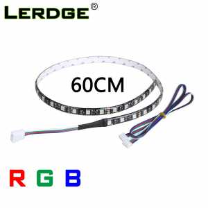 LERDGE 3D Printer Accessories LED Light RGB 5050 LED Strip with Cable for Lerdge Board Parts Dual Extruder Module RGB Control