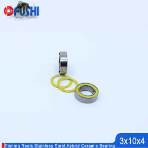 S623 2OS Bearing 3x10x4 mm CB ABEC7 Stainless Steel Hybrid Ceramic Bearing DRY Ocean Fishing Reels 623 Ball Bearings S623C