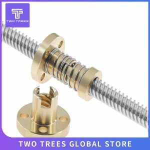 3D Printer Parts T8 Anti Backlash Spring Loaded Nut Elimination Gap Nut for 8mm Acme Threaded Rod Lead Screws DIY CNC