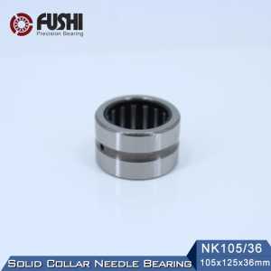 NK105/36 Bearing 105*125*36 mm ( 1 PC ) Solid Collar Needle Roller Bearings Without Inner Ring NK105/36 NK10536 Bearing