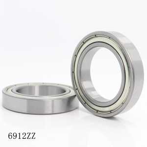 6912 ZZ ABEC-1 (2PCS) 60x85x13 Metric Thin Section Bearings 61912Z 6912ZZ