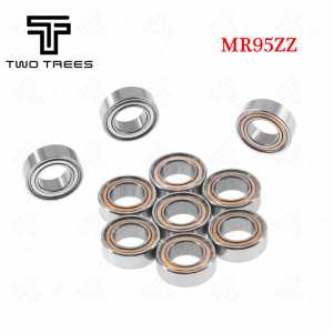 10pcs MR95ZZ L-950ZZ MR95 deep groove ball bearing 5x9x3 mm miniature bearing Trianglelab 3d printer parts mr95zz