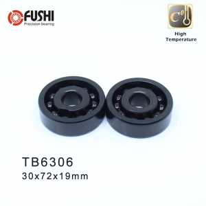 6306 High Temperature Bearing 30*72*19 mm ( 2 Pcs ) 500 Degrees Celsius Full Ball Bearings