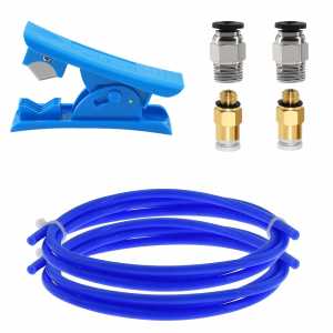 3D Printer Parts ID 2mm OD 4mm Cloned Capricornus Tube 1M hotend Rostock Bowden Extruder 1.75mm + 1pcs Quick Fitting + PC4 01
