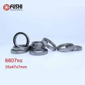 6807-2RS ABEC-1 (10PCS) 35x47x7 mm Metric Thin Section 6807 2RS Ball Bearings 6807RS 61807RS