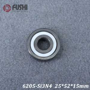 6205 Full Ceramic Bearing ( 1 PC ) 25*52*15 mm Si3N4 Material 6205CE All Silicon Nitride Ceramic Ball Bearings