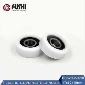 6203 2RS Ball Bearing Covered With POM Plastic 17*50*18 mm ( 2 PCS ) Plastic Pulley Bearings 6203 RS
