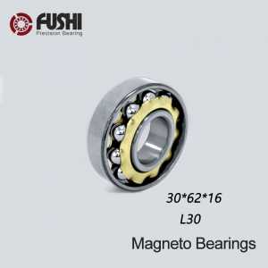 L30 Magneto Bearing 30*62*16 mm ( 1 PC ) Angular Contact Separate Permanent Motor Ball Bearings