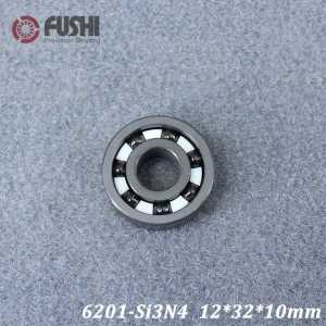6201 Full Ceramic Bearing ( 1 PC ) 12*32*10 mm Si3N4 Material 6201CE All Silicon Nitride Ceramic Ball Bearings