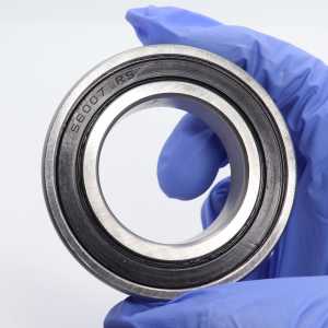 2PCS S6007RS Bearing 35*62*14 mm ABEC-3 440C Stainless Steel S 6007RS Ball Bearings 6007 Stainless Steel Ball Bearing