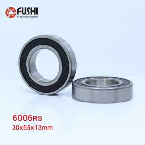 6006RS Bearing ABEC-3 (2 PCS) 30*55*13 mm Deep Groove 6006-2RS Ball Bearings 6006RZ 180106 RZ RS 6006 2RS EMQ Quality