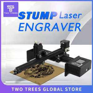 Twotrees Single-Arm Laser Engraving Machine Mini CNC Laser 3D Print DIY Engraver Desktop Wood Router/Cutter/Printer