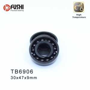 6906 High Temperature Bearing 30*47*9 mm ( 2 Pcs ) 500 Degrees Celsius Thin Section Bearings Full Ball Bearing